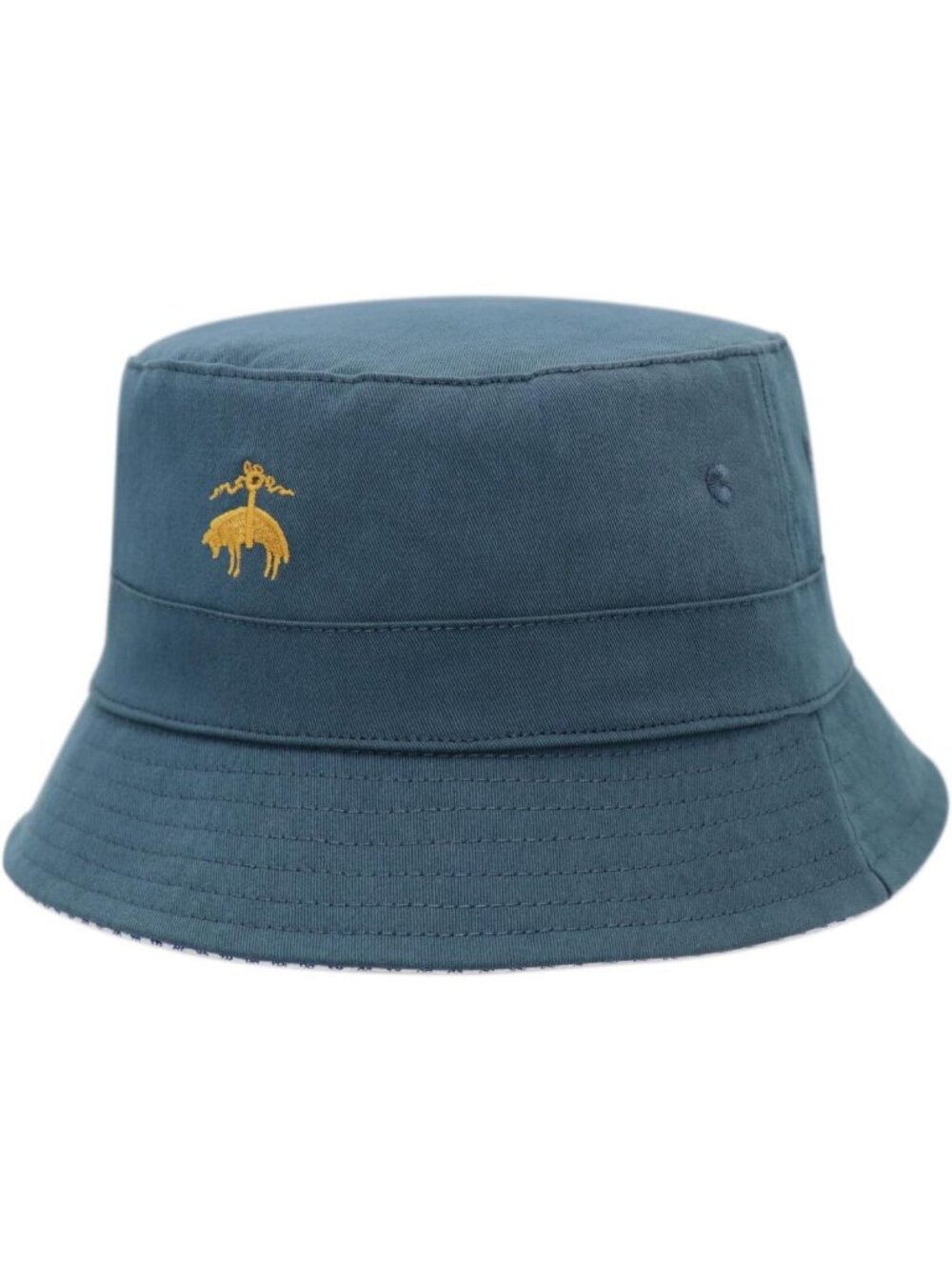 Reversible Bucket Sun Hat for Men & Women - Solid & Oxford Striped, Beach, Golf